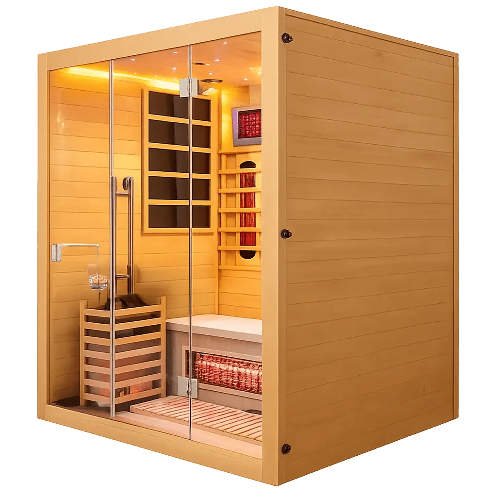 Four -Person Three-in-One Full Spectrum Hybrid Sauna - Echelon Fit US