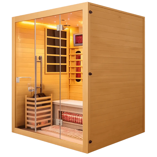 Four -Person Three-in-One Full Spectrum Hybrid Sauna - Echelon Fit US