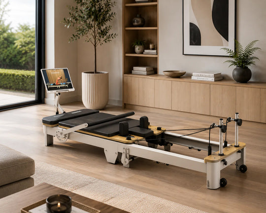 Echelon Meridian Pilates Reformer with Tablet Holder