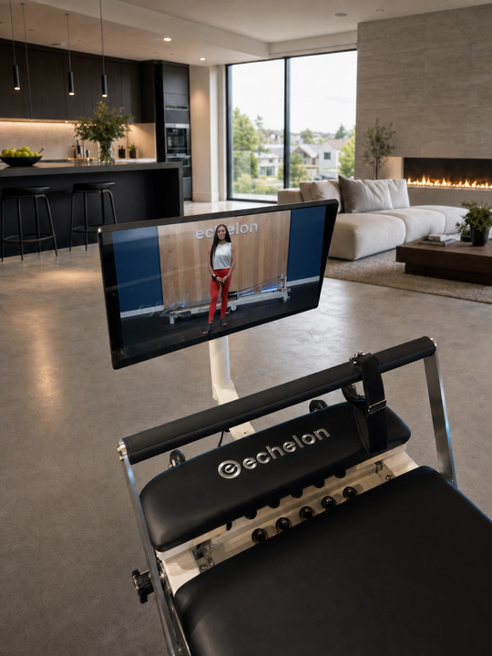Echelon Meridian Pilates Reformer with Choice of HD Screen